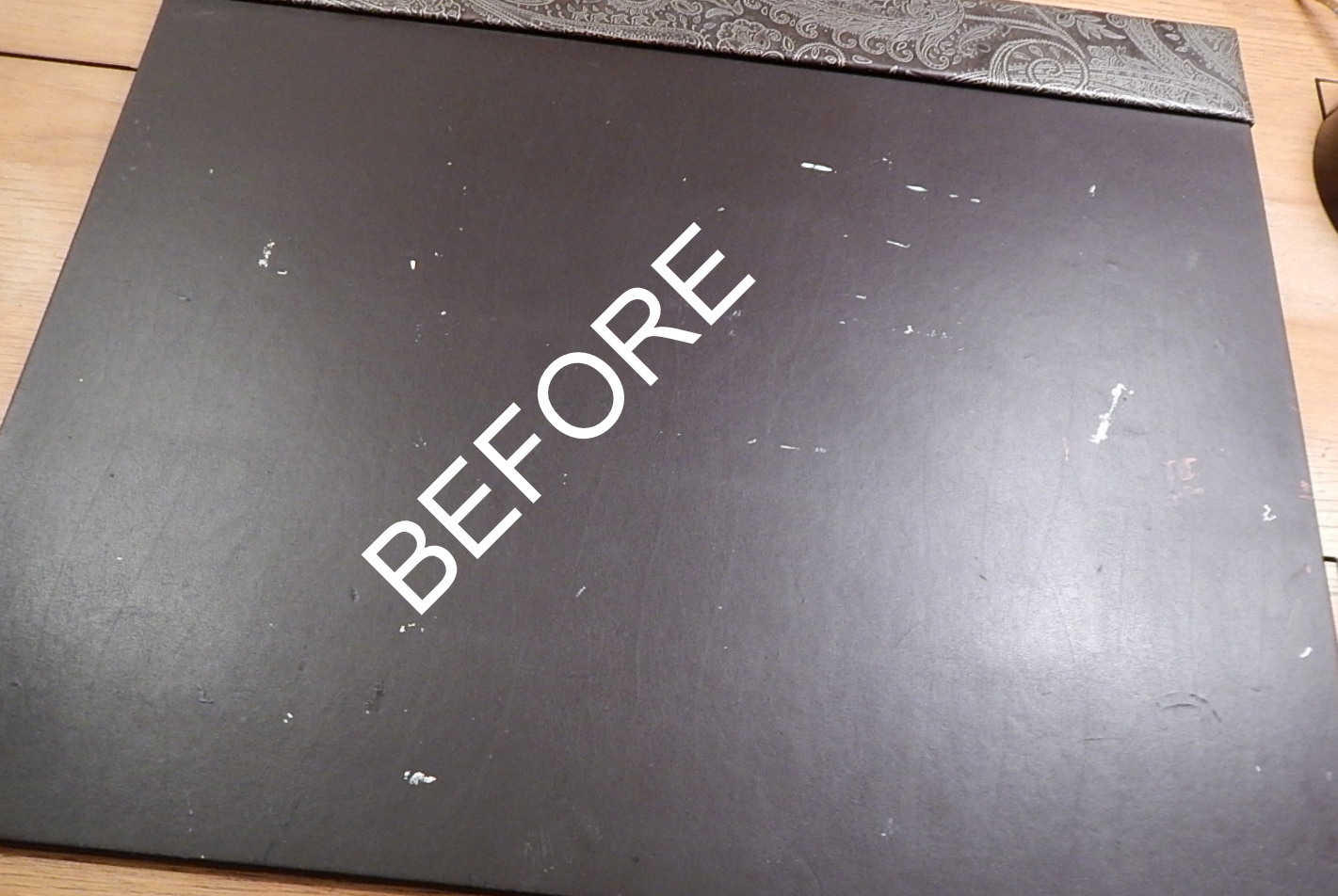 Desk Blotter Makeover Chatter Gal