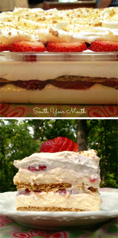 Strawberry Cream Cheese Icebox Cake - Mother's Cuisine