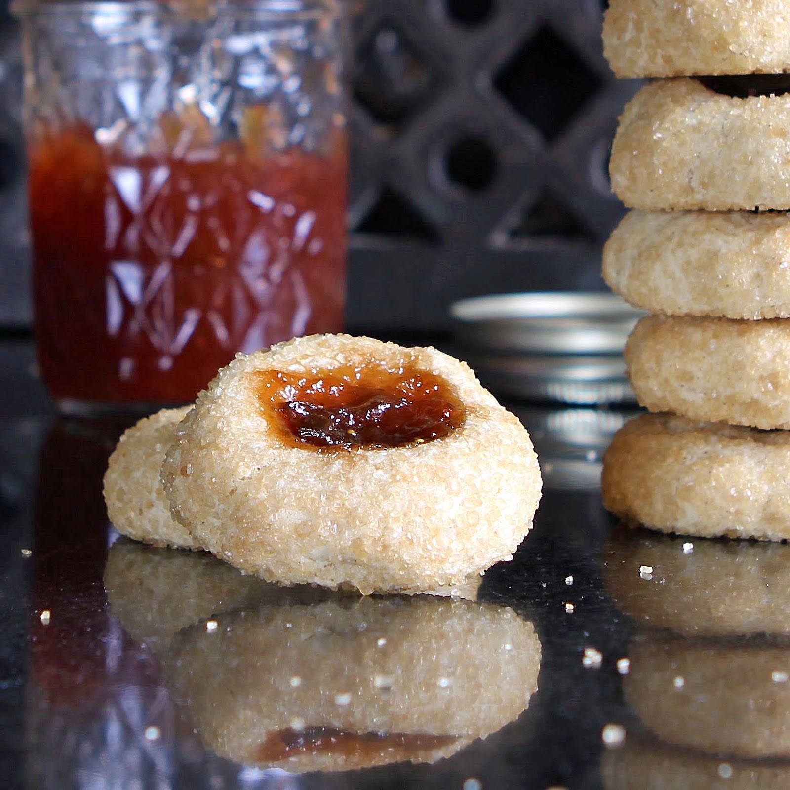 Gluten Free Alchemist Jammy Thumbprint Cookies gluten free