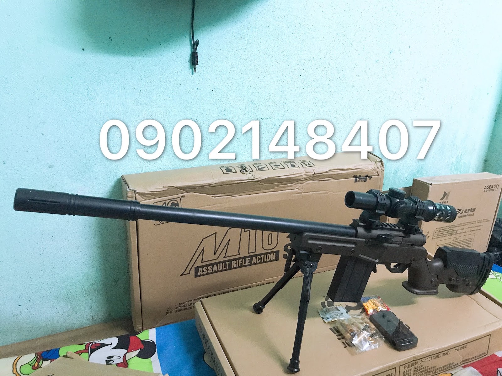 Súng Ngắm M40A3 Sniper Rifle Đạn Nhựa Đạn Thạch Văng Vỏ Đạn