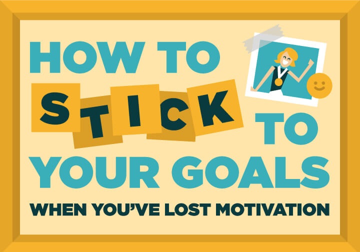 How to Stick to Your Goals When You’ve Lost Motivation infographic