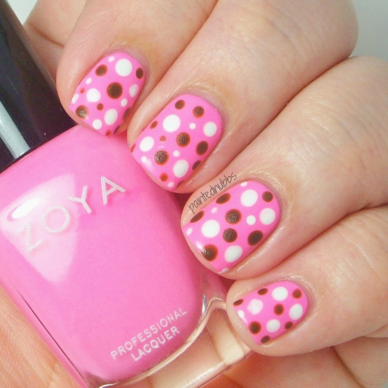 Painted Nubbs: Nail Art with Zoya Tickled Collection