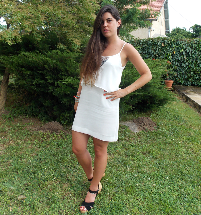Impressions premi?�res : blog mode, beaut?�, perso ?� Bordeaux: La petite robe blanche Mango