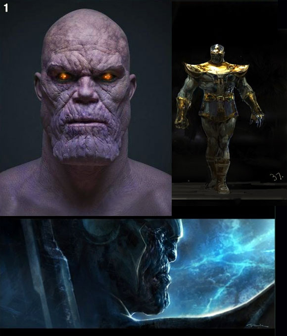 The Avengers Thanos Concept Art Film Sketchr