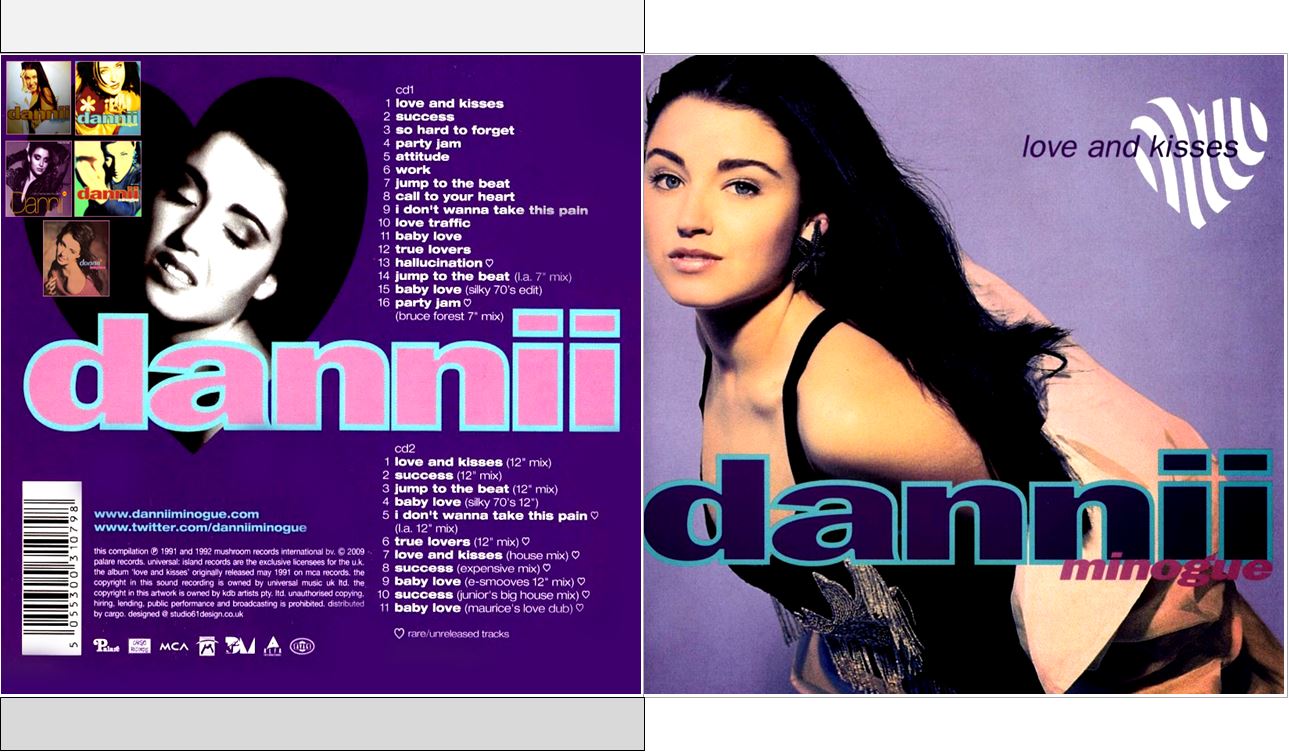 MUSICOLLECTION DANNII MINOGUE Love And Kisses (Deluxe Version) 1991 2009 MUSICOLLECTION DANNII MINOGUE Love And Kisses (Deluxe Version) 1991 2009