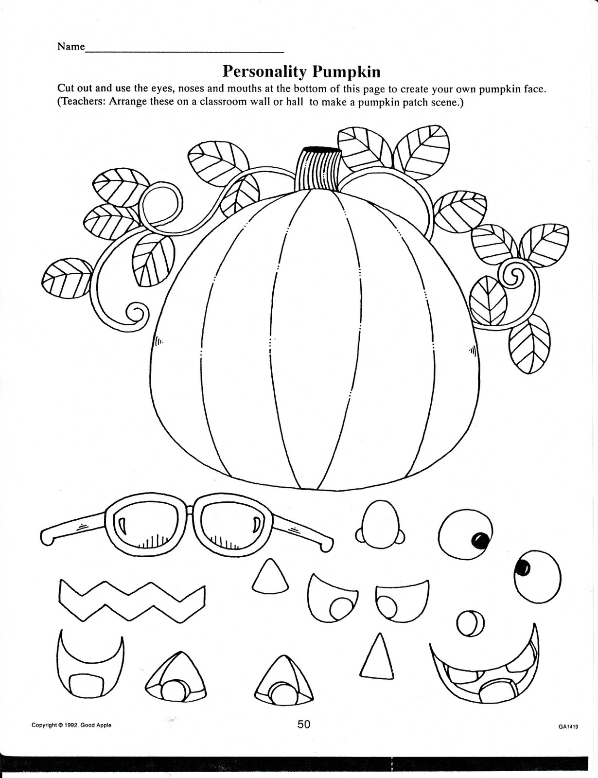 Teacher s Market Halloween Fall Printables For Your Classroom Use