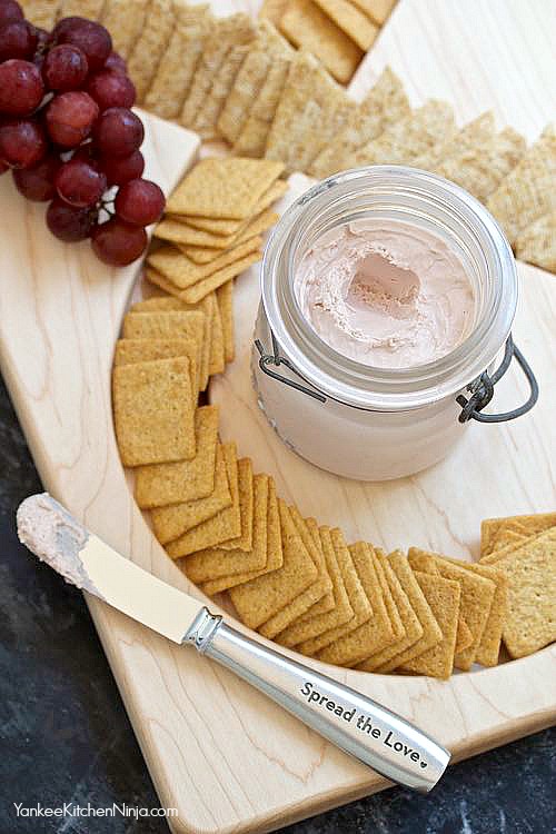 Port wine cheese spread Yankee Kitchen Ninja