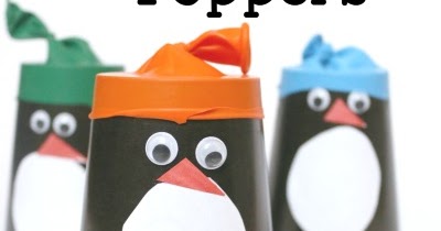 Easy Paper Cup Penguin Poppers Craft | School Time Snippets
