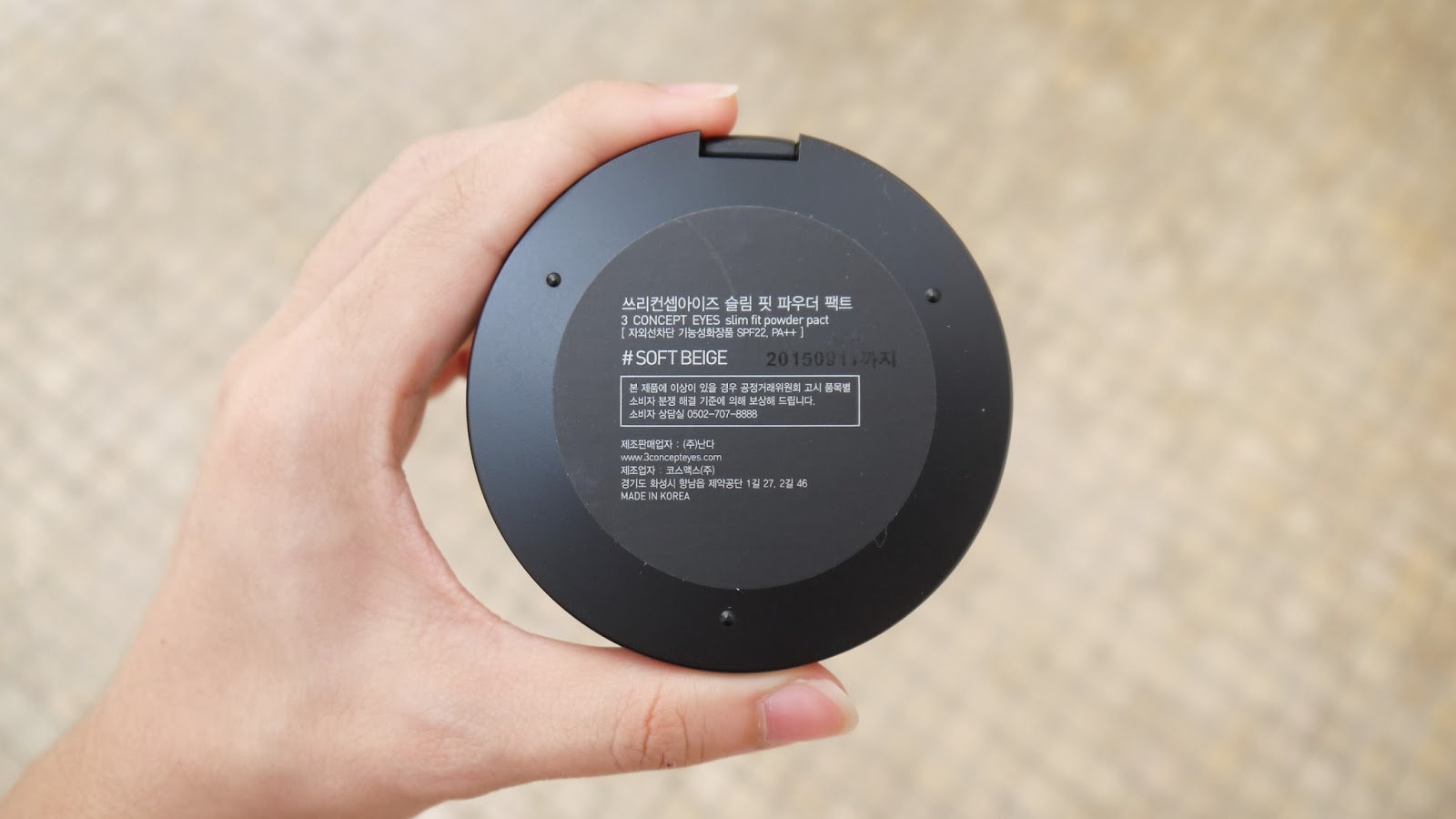 MACHER ONLINE REVIEW 3CE Slim Fit Powder Pact