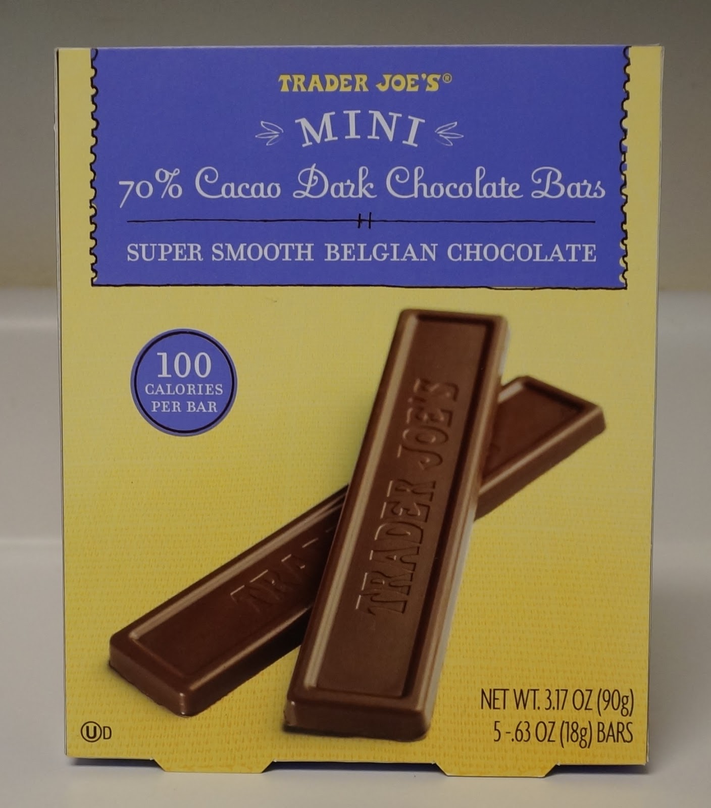 Exploring Trader Joe's Trader Joe's Mini 70 Cacao Dark Chocolate Bars