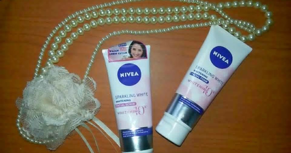 nivea sparkling white scrub