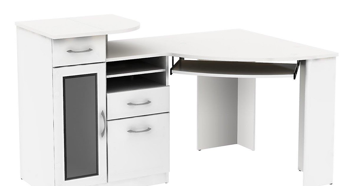 White Corner Desk White Corner Desk With Drawers