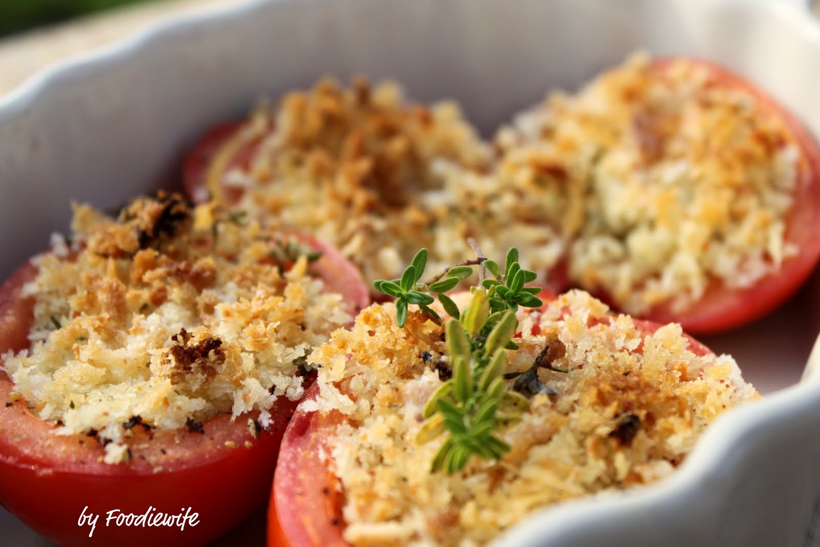 PankoStuffed Broiled Tomatoes Delicious Food Kitchen