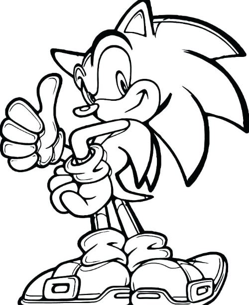 Mewarnai Gambar Sonic The Hedgehog | Images and Photos finder