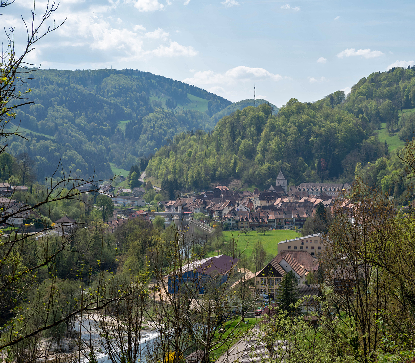 Wanderbare Geschichten Doubs von Soubey nach St. Ursanne