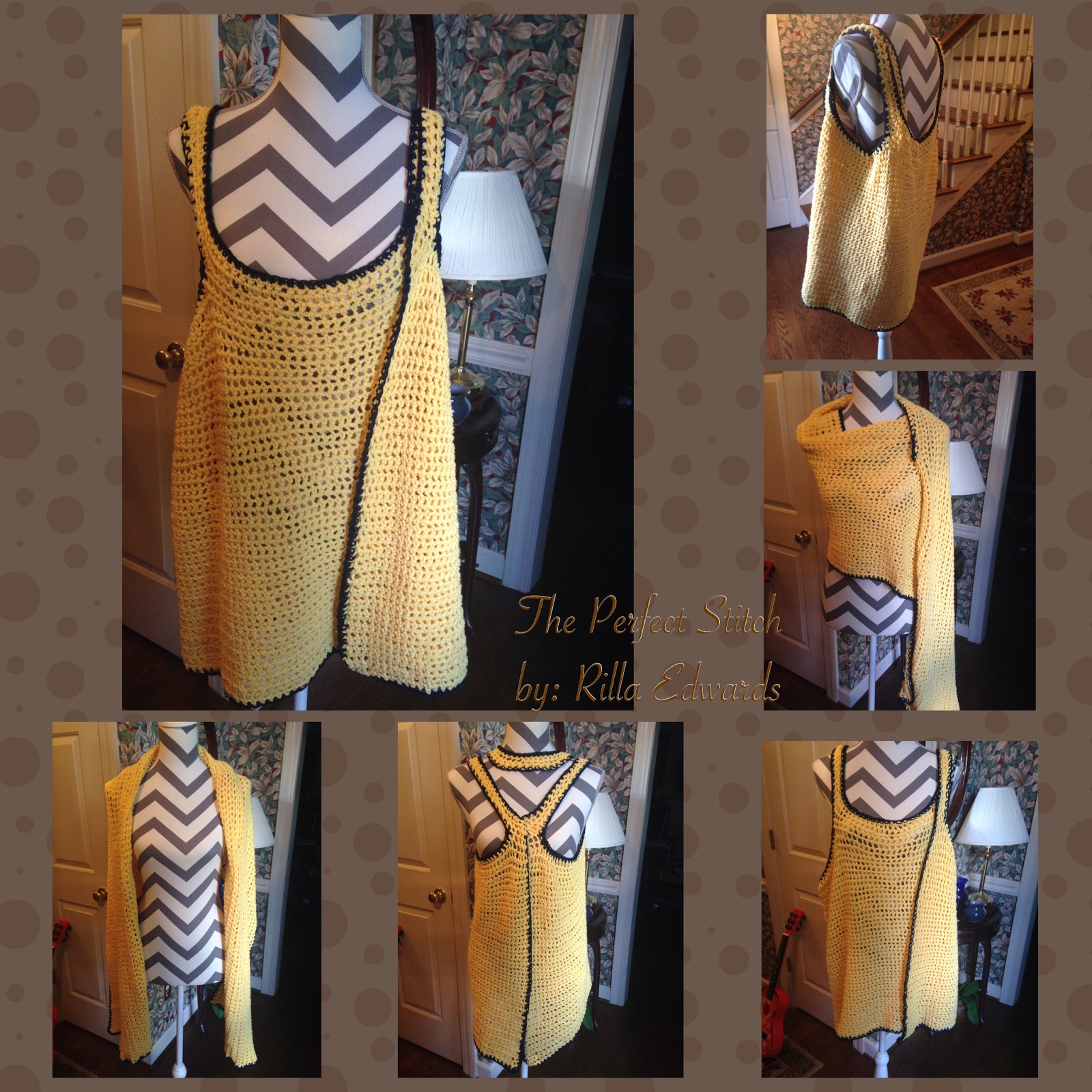 The Perfect Stitch... Summer Wrap...Large XLarge