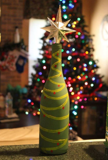 10 Inspirasi Kreatif Menciptakan Hiasan  Natal  Dari Botol 
