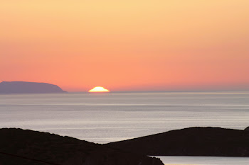 Sunrises from island of Syros,Greece