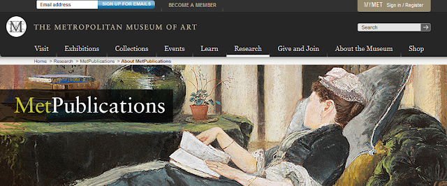 MetPublications, η διαδικτυακή πύλη του Μητροπολιτικού Μουσείου Τέχνης της Νέας Υόρκης.