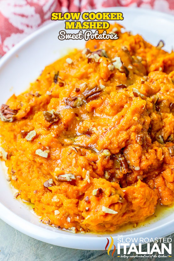 Slow Cooker Mashed Sweet Potatoes