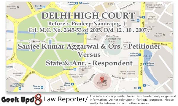 Sec. 498a and 406 IPC Quashed – Since NO specific allegations of entrustment of Istridhan made in complaint against petitioners, IPC 406 not attracted (NRI) - Delhi High Court