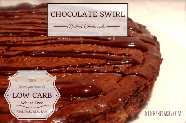 Looking for Low Carb Cakes - Here are Some Choc-Swirl-Cheesecake