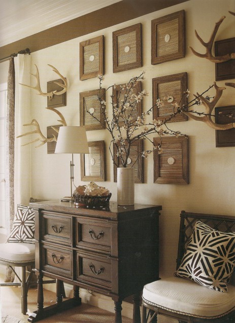 Eye For Design Decorating With Antlers Rustic And Elegant