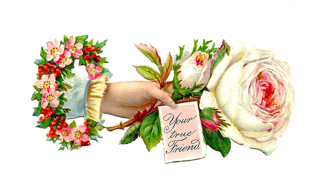 free clip art victorian flowers - photo #33