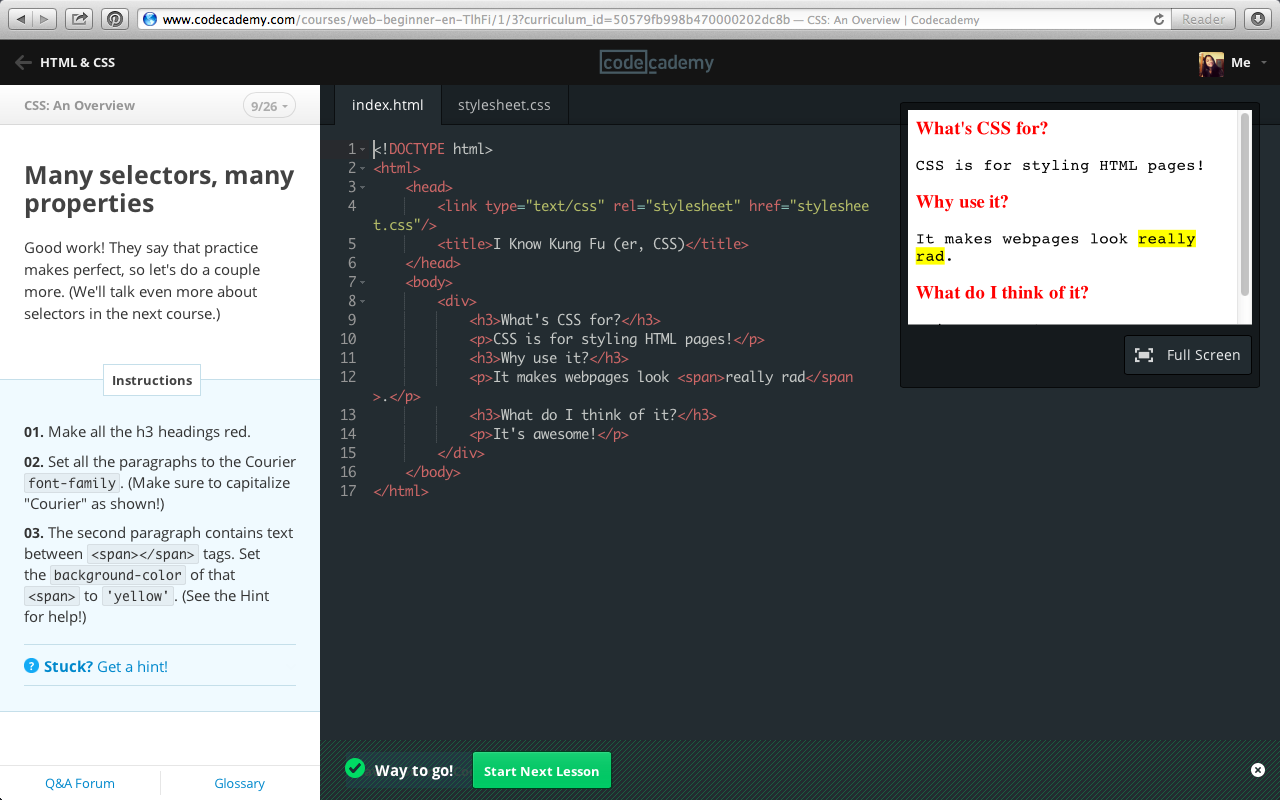 Nadia Larashari Shabrina Codecademy HTML & CSS Sorting Your Friends