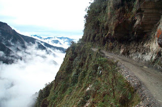 La Carretera de la Muerte , Bolivia 