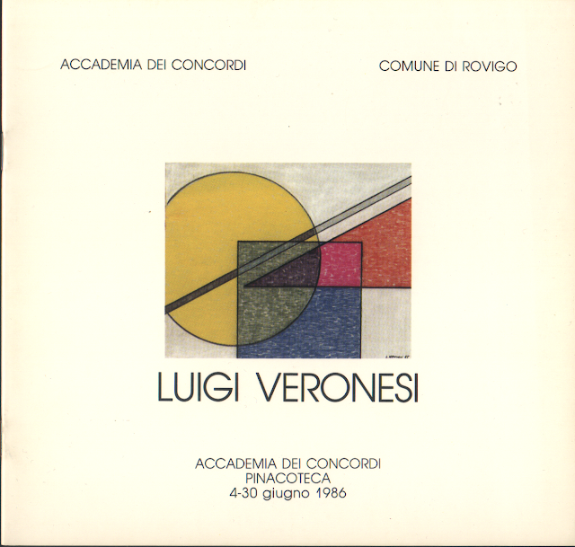 Luigi Veronesi - 4-30 giugno 1986 Accademia dei Concordi, Rovigo