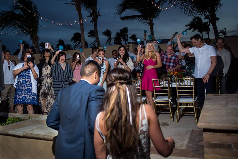 Colorful Oceanfront Cabo Wedding