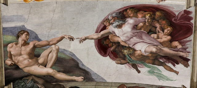 A criação do Homem de Michelangelo