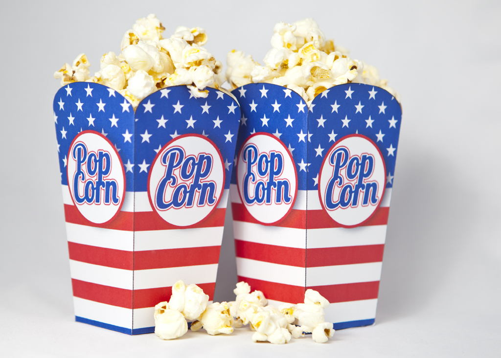 doden pijn raket PopcornRecepten.nl: Popcorn bakje USA zelf printen (gratis download)