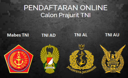 Cara Pendaftaran TNI AD TNI AL TNI AU Online dan Langsung 2018 Mei 2018