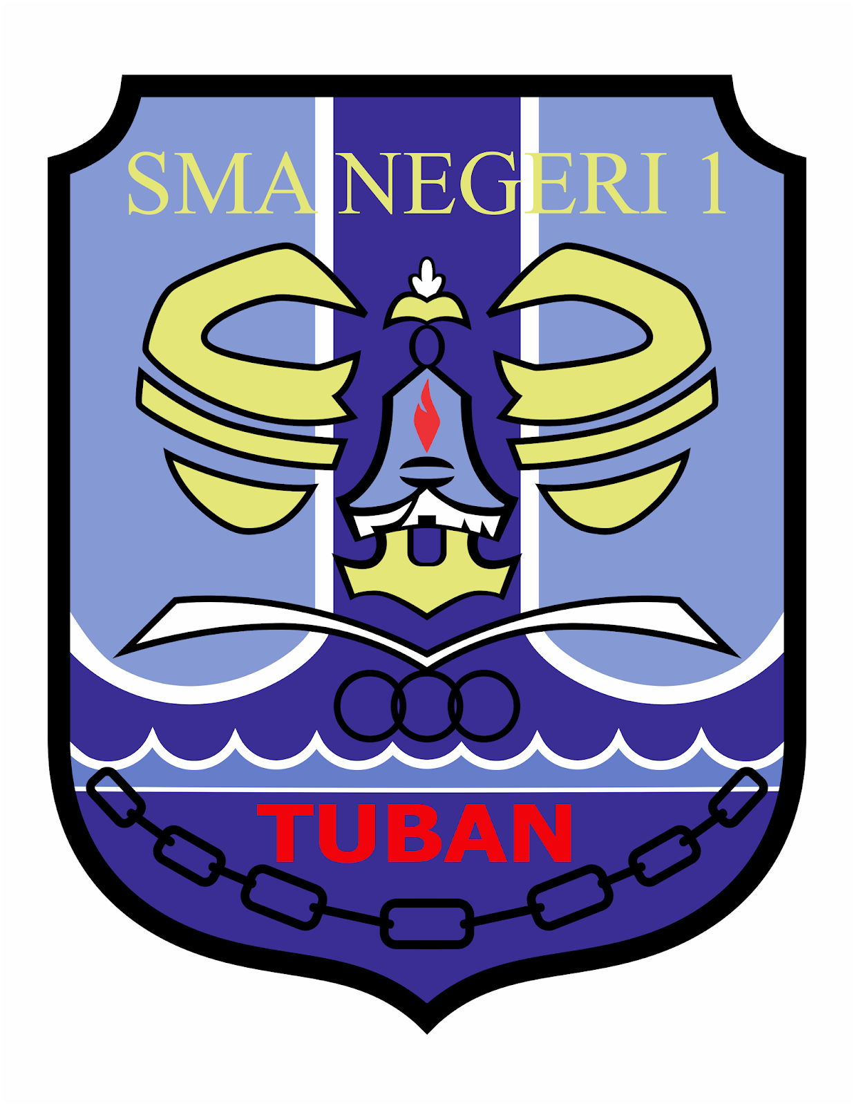 Kumpulan Gambar WPAP: Arti logo sma negeri 1 tuban
