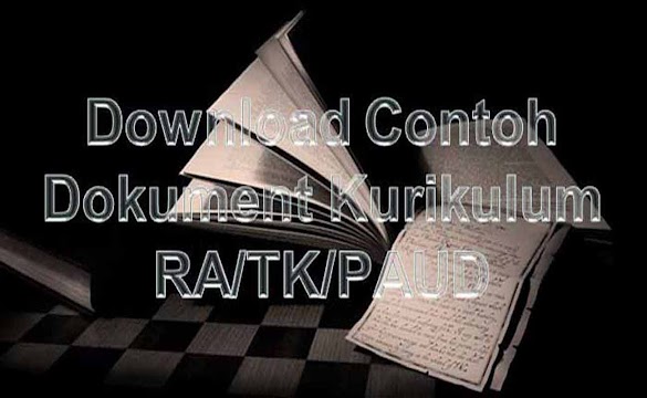 Contoh Format Dokumen Kurikulum RA, TK, PAUD