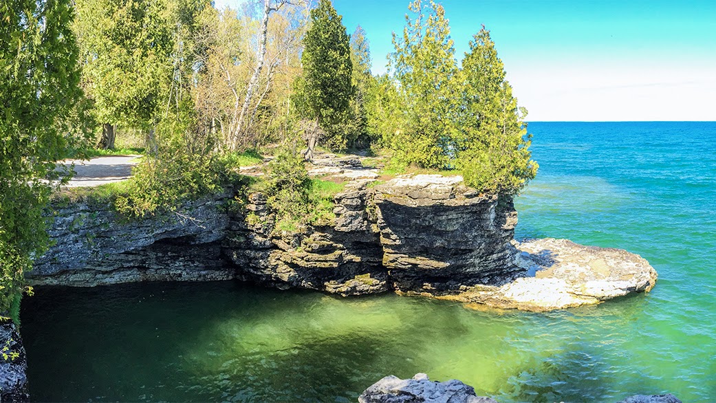 Cave Point County Park Trail Map Cave Point Door County Park
