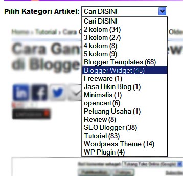 membuat dropdown label blogger membuat dropdown label blogger