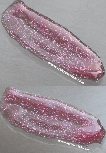 Peripera My Color Gloss no. 13 - Cherry Pink, close-up