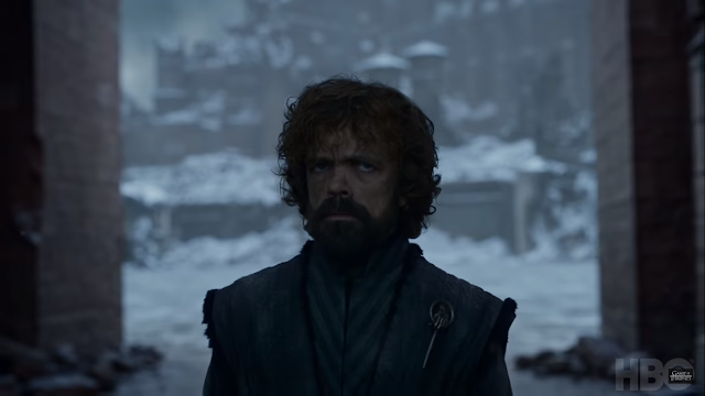 Tyrion Lanister  en una de las escenas del trailer del episodio final.