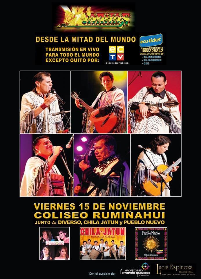 CLUB FANS KJARKAS QUITO ECUADOR KJARKAS EN CONCIERTO "DESDE LA MITAD