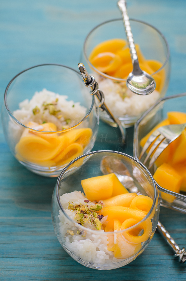 Mango Glutinous Rice Dessert Lisa's Lemony Kitchen