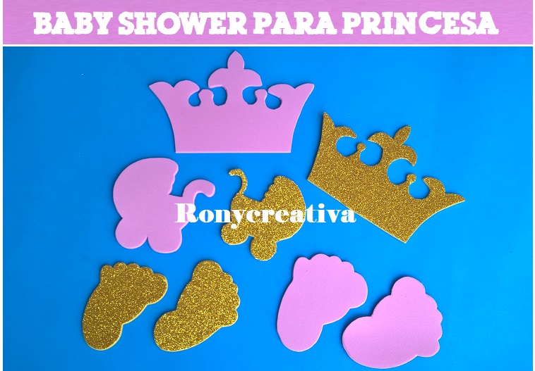 Diligencia Tomate referencia Ronycreativa blog de manualidades: Baby Shower con temática de princesa en  dorado y rosa