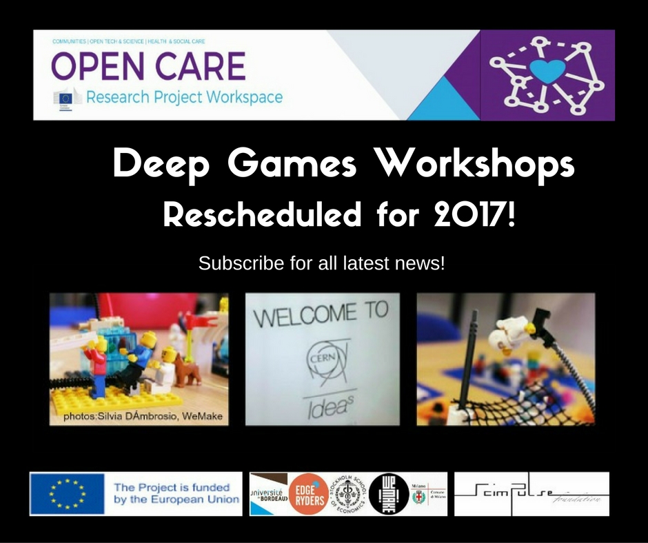 Latest News: Deep Games Workshops 2017