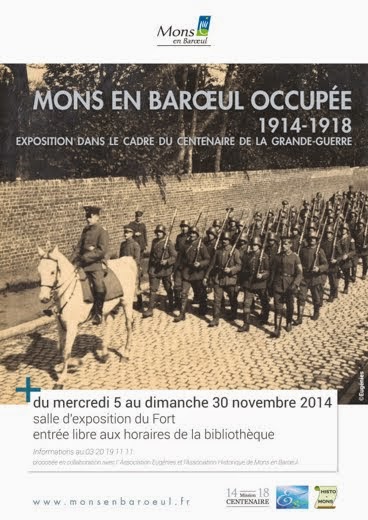 Exposition des 100 ans de la guerre 14-18 à Mons-en-Barœul