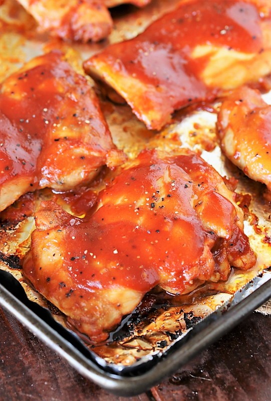 Oven Barbecue Chicken Thighs The Kitchen Is My Playground,How To Make Ribs On The Grill Tender