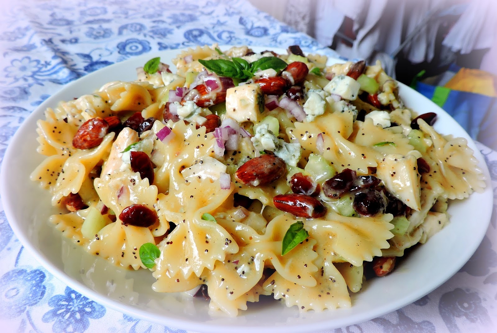 Turkey, Sour Cherry & Almond Pasta Salad The English Kitchen