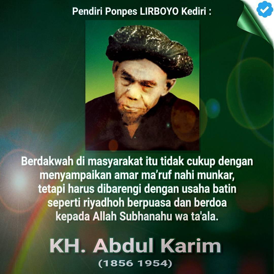 Nasehat Mulia Dari KH Abdul Karim Meme Comic Santri Info