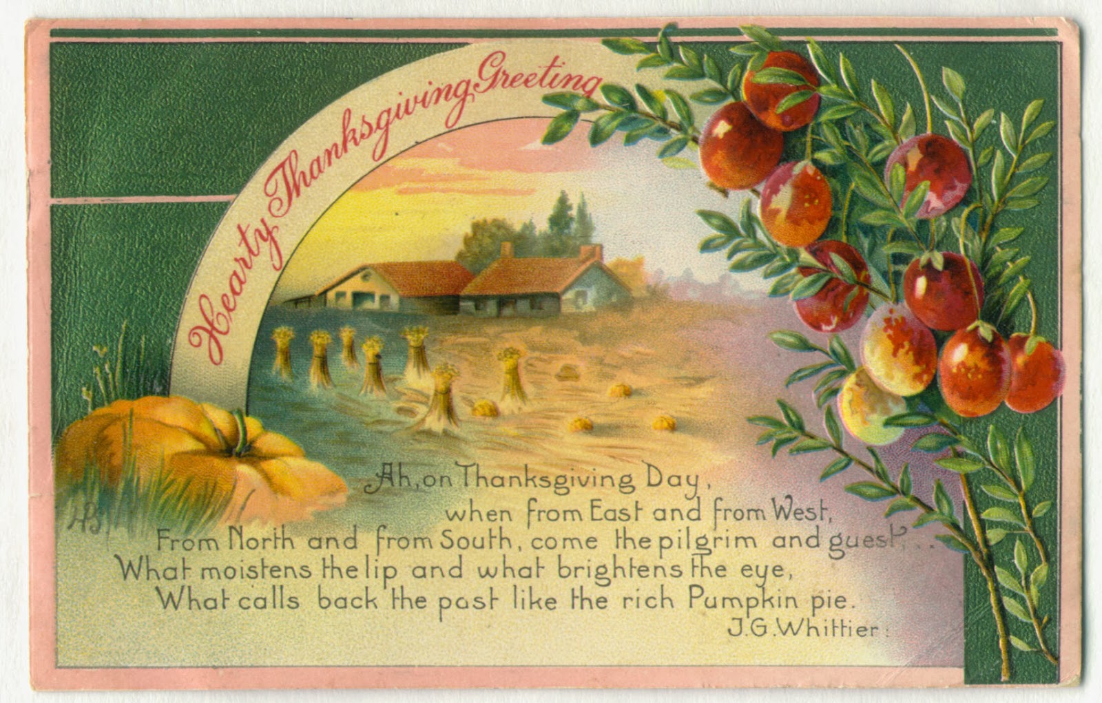 Some Vintage Thanksgiving Images.